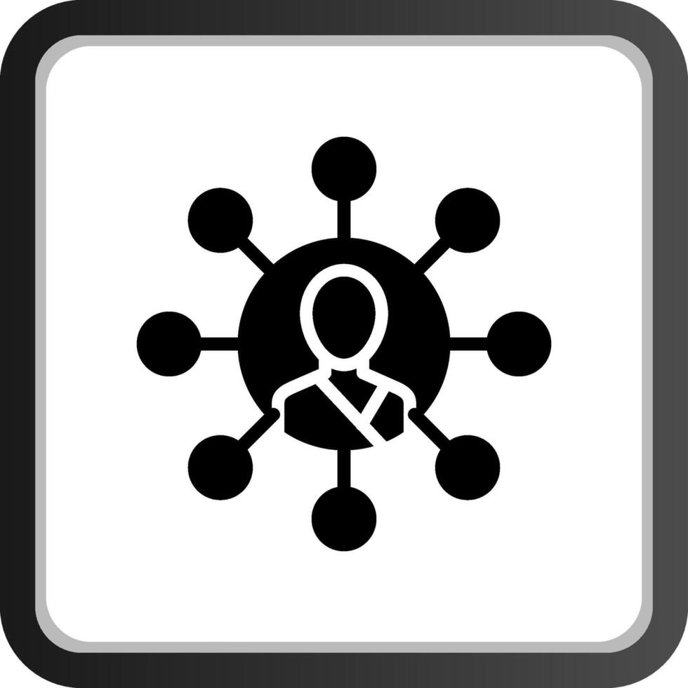 networking creativo icona design vettore