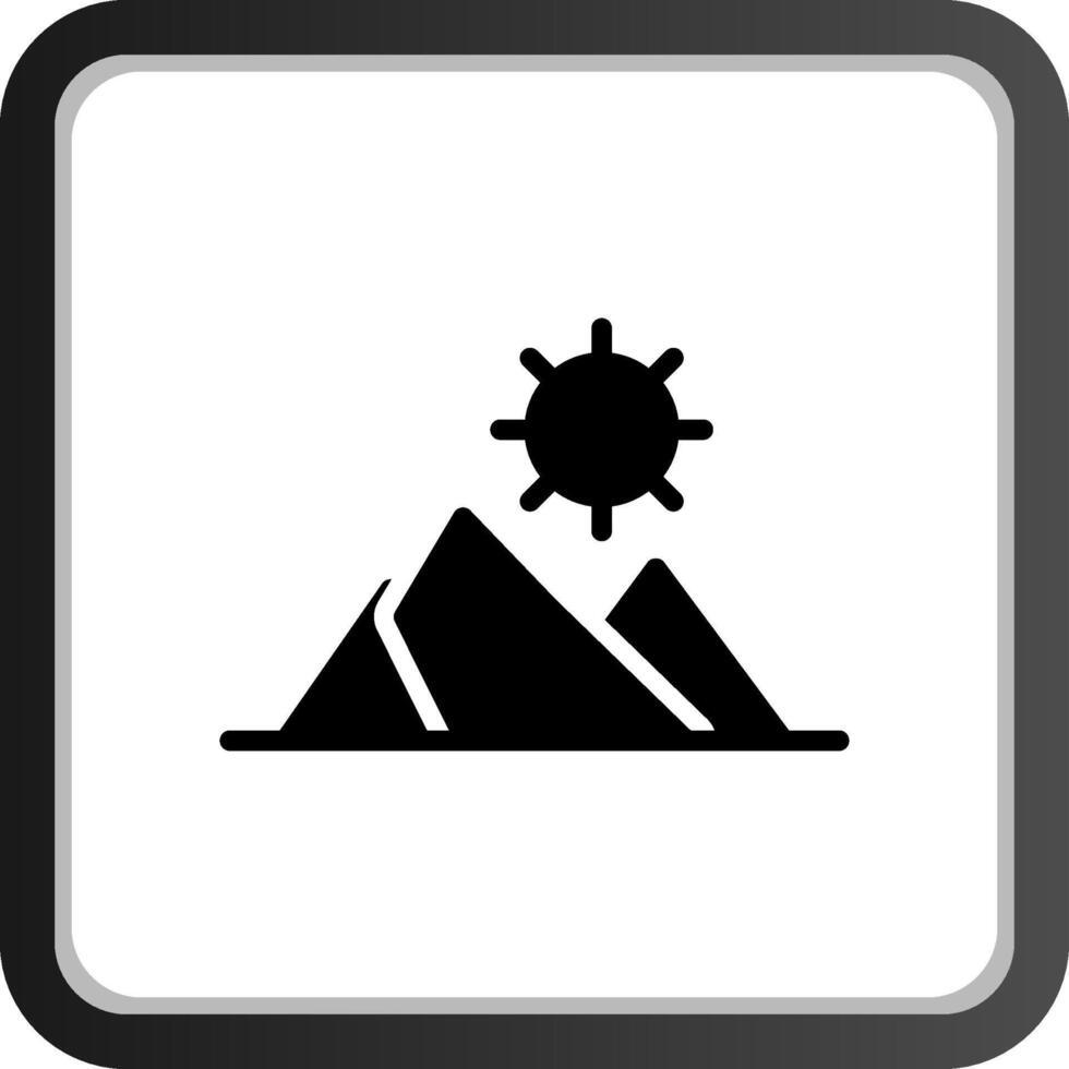 montagne creativo icona design vettore