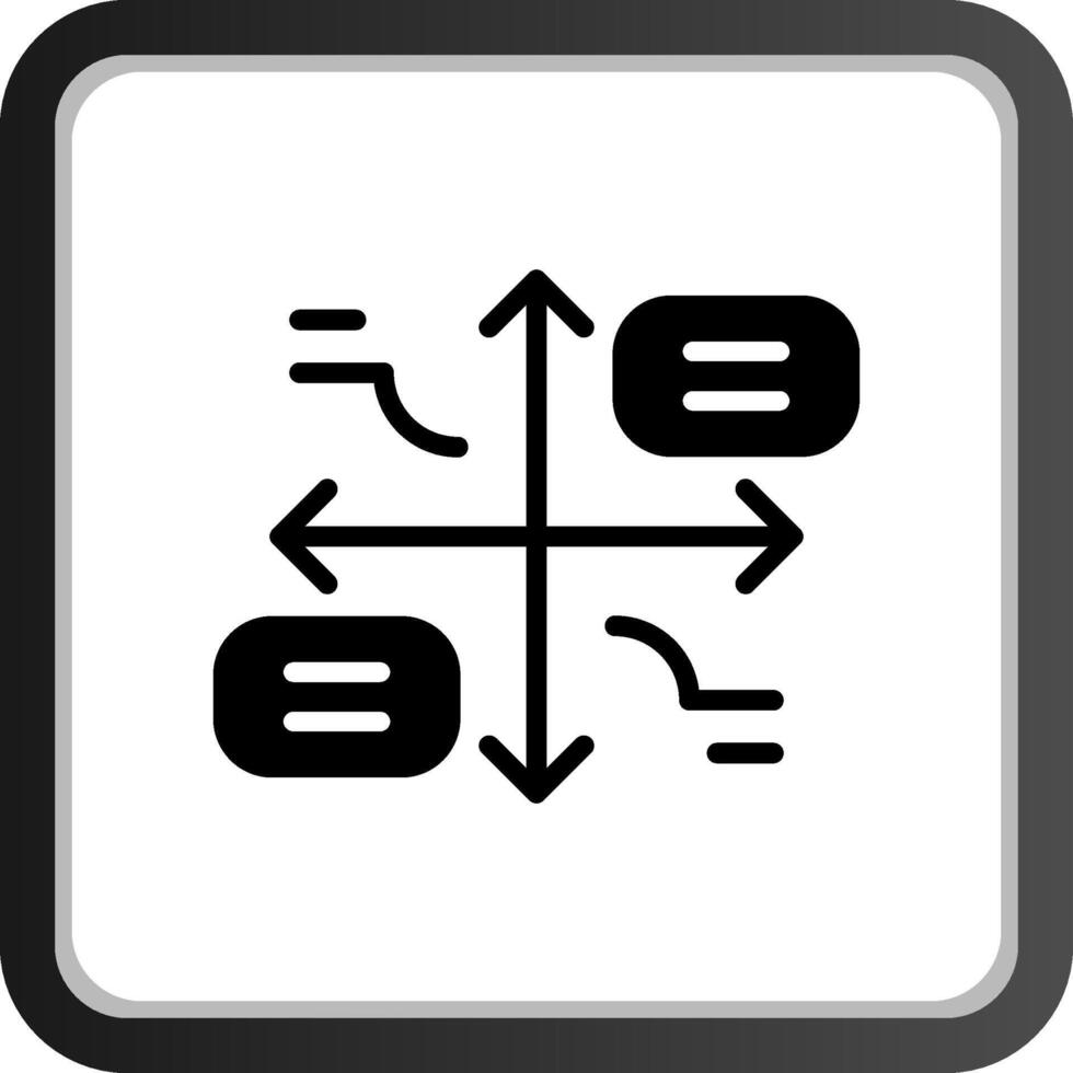 griglia matrice creativo icona design vettore