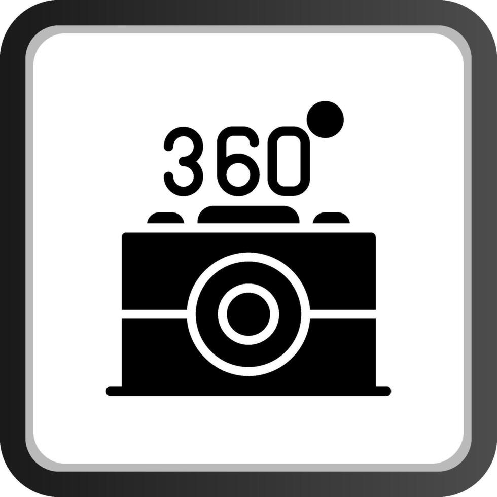 360 telecamera creativo icona design vettore