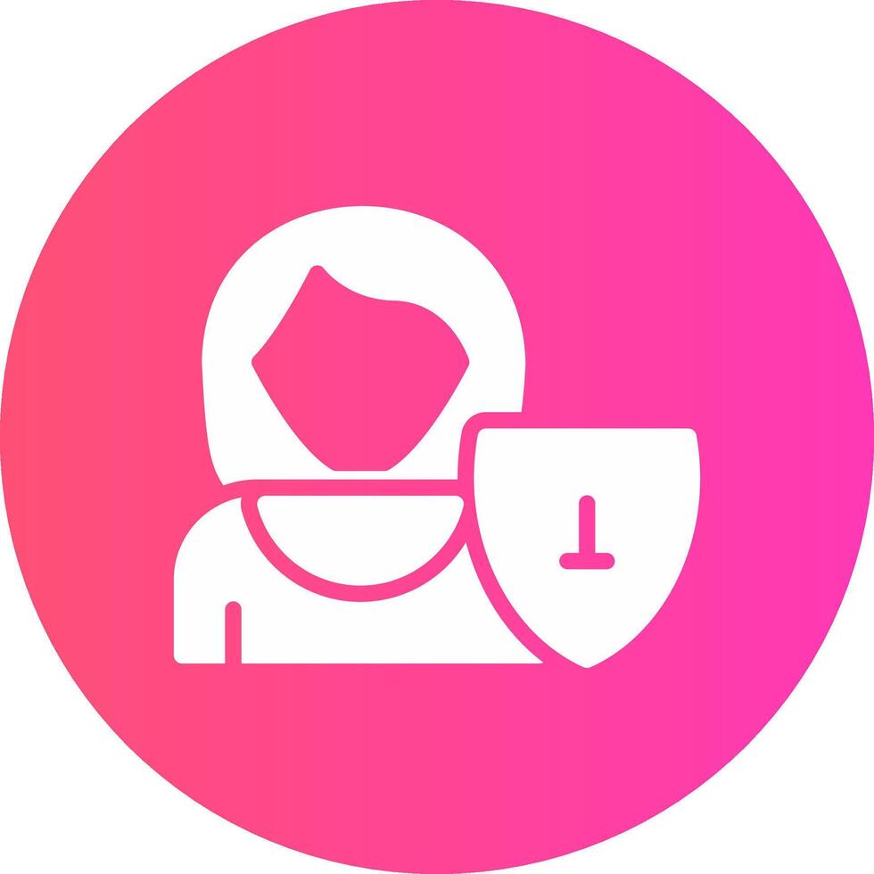 utente sicurezza creativo icona design vettore