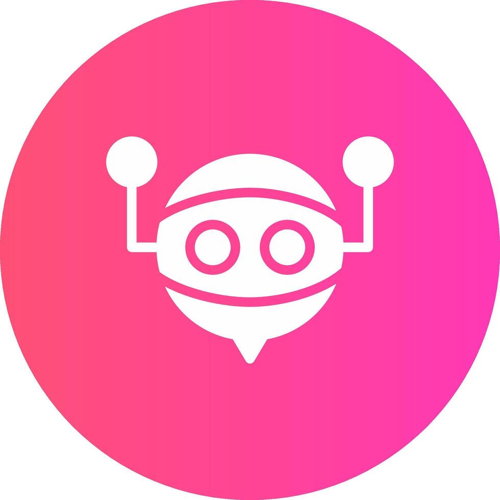 virtuale assistente creativo icona design vettore