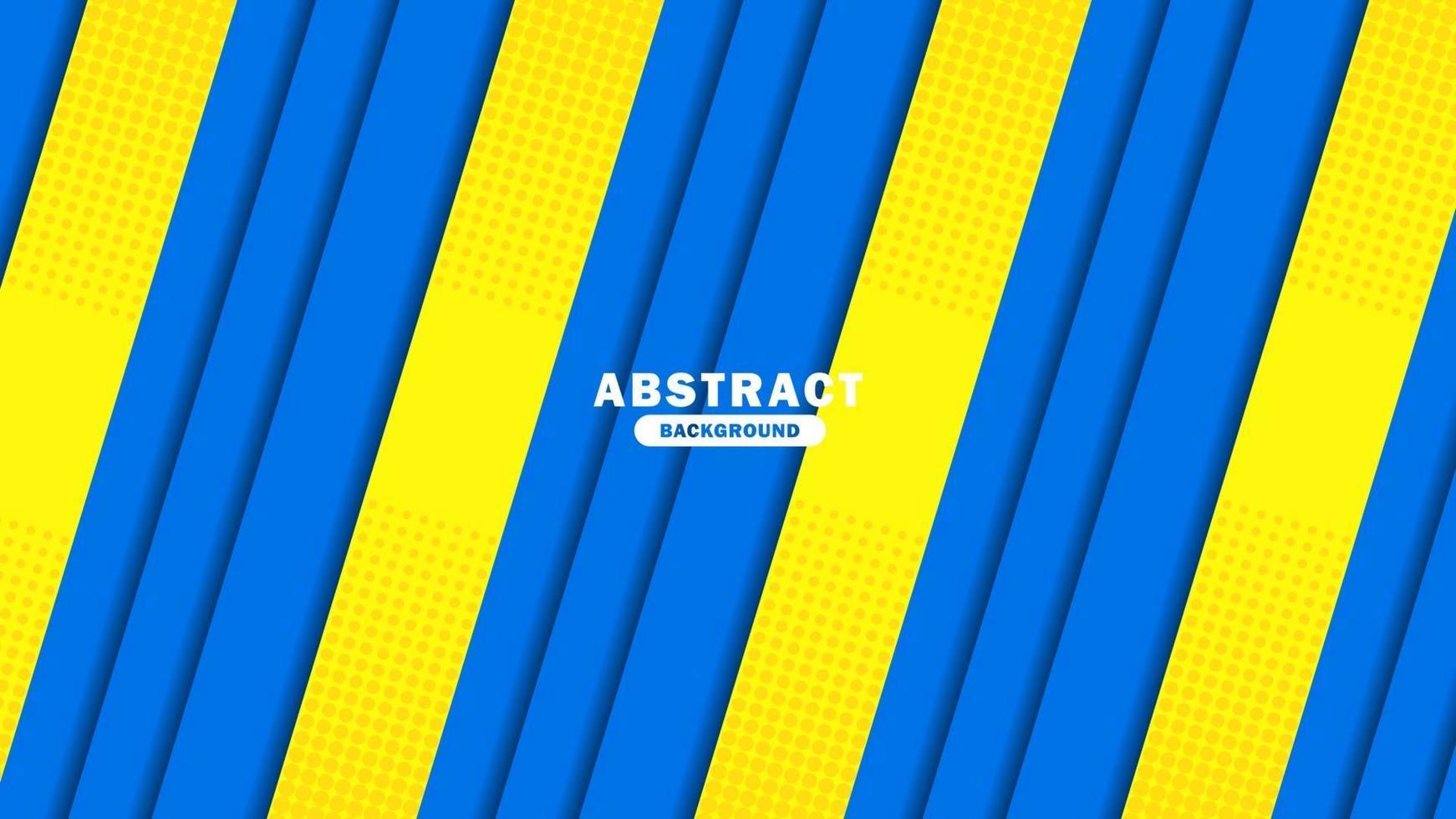 moderno sfondo astratto hipster grafica futuristica. sfondo giallo con strisce. banner sfondo giallo e blu illustrazione vettoriale. disegno di trama di sfondo astratto vettoriale