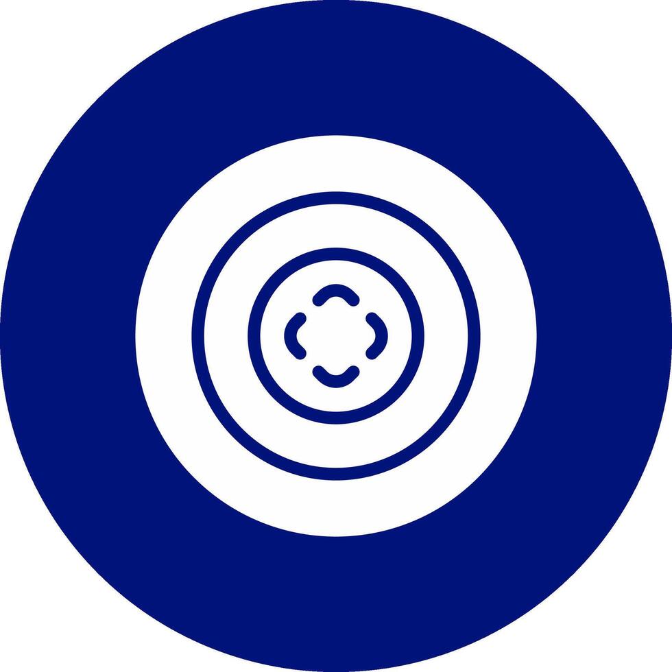 bullseye creativo icona design vettore