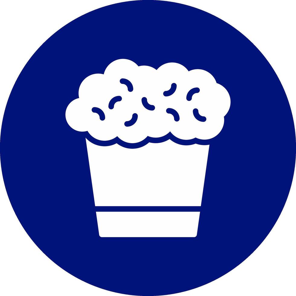 Popcorn creativo icona design vettore