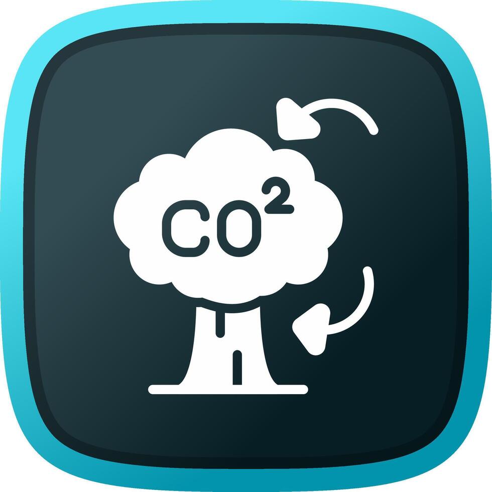 co2 creativo icona design vettore