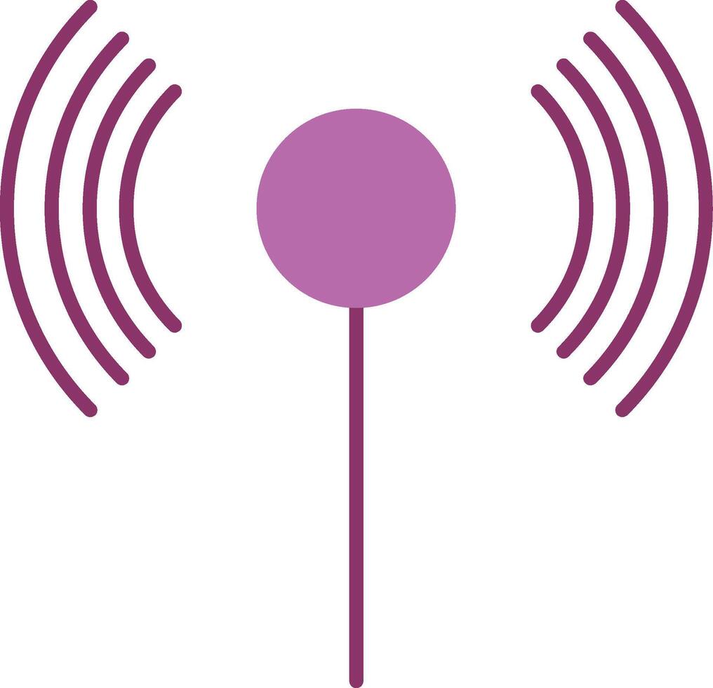Wi-Fi glifo Due colore icona vettore