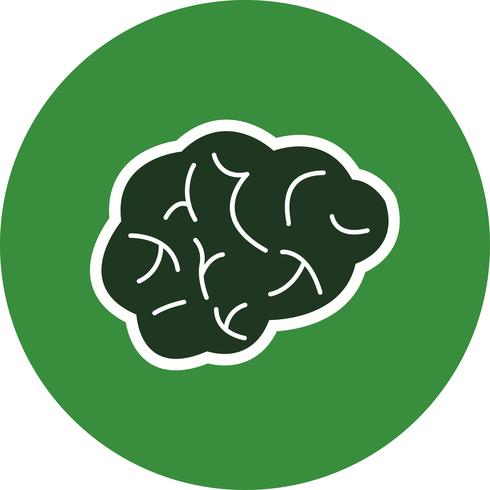 Icona di vettore del cervello