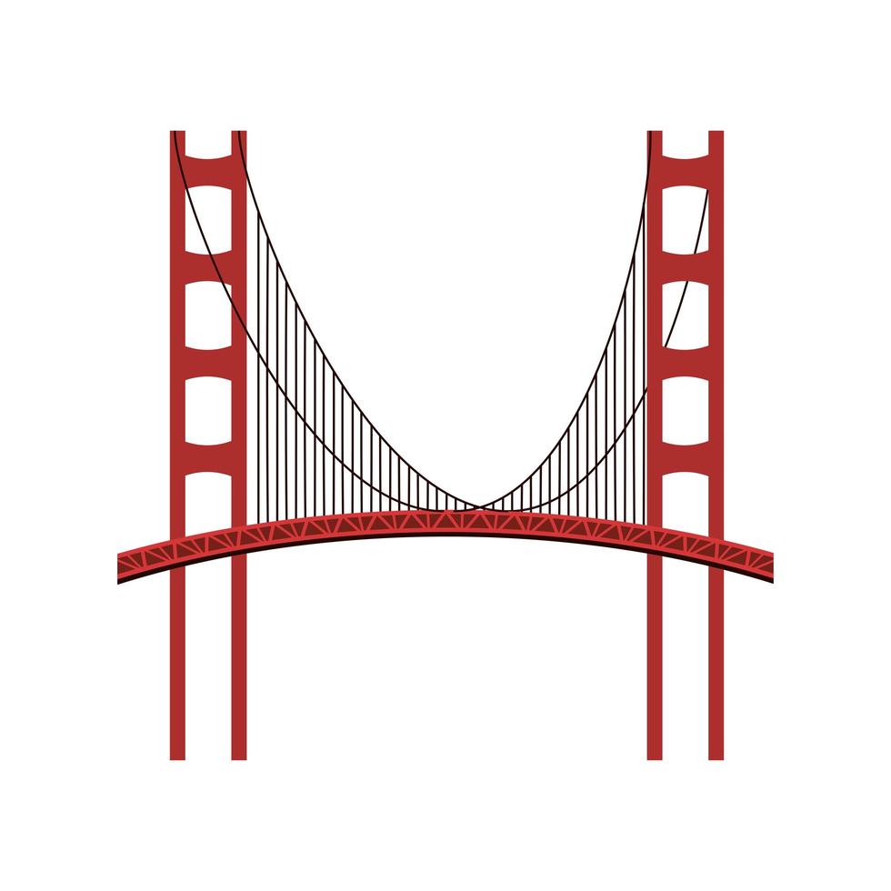 architettura della struttura del ponte vettore