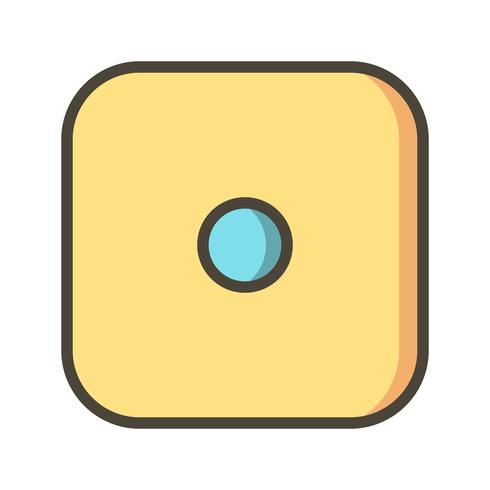 Dice One Vector Icon