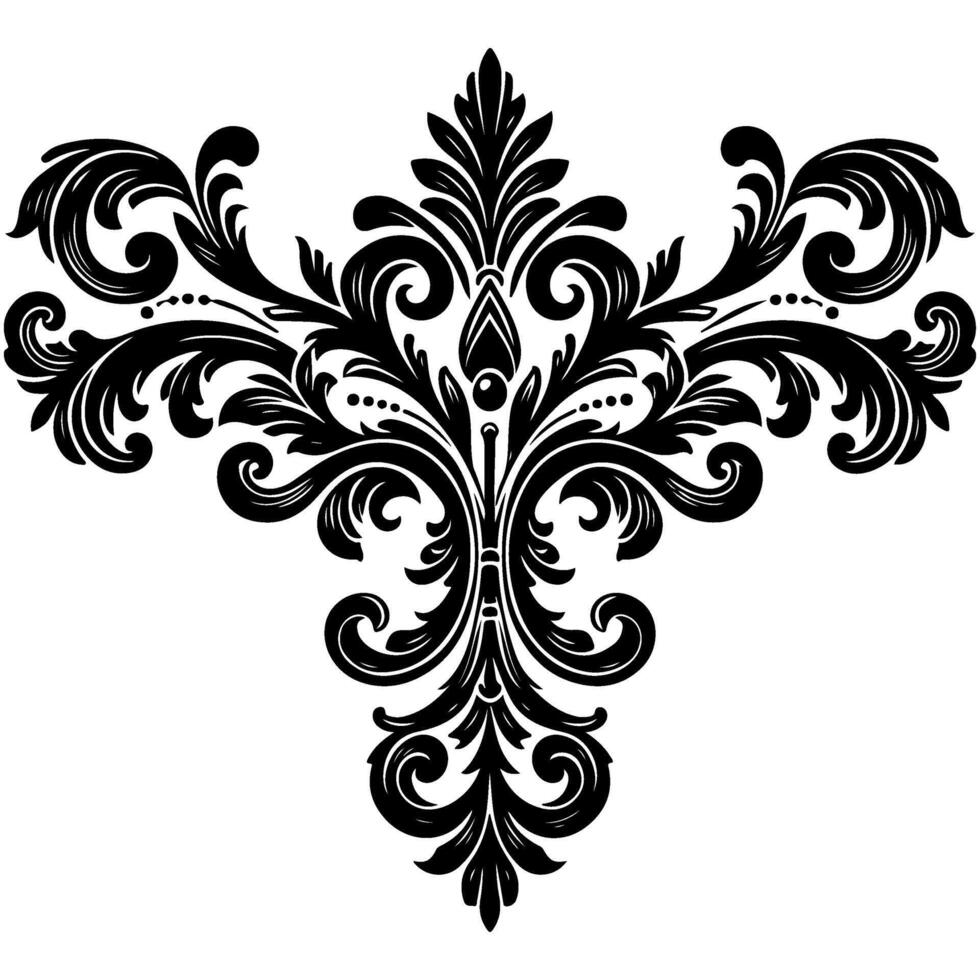 mano disegnato nero linea Vintage ▾ calligrafico vortici, distintivi. angoli decorativo ornato fiorisce elementi confine telaio vettore