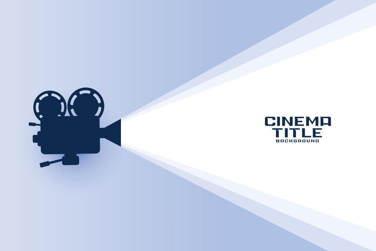 film produzione telecamera cinema titolo sfondo vettore