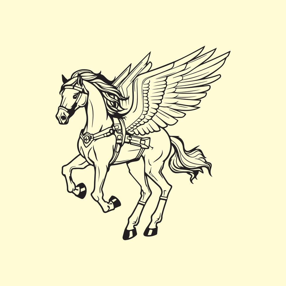 Pegasus vettore arte, icone, e grafica