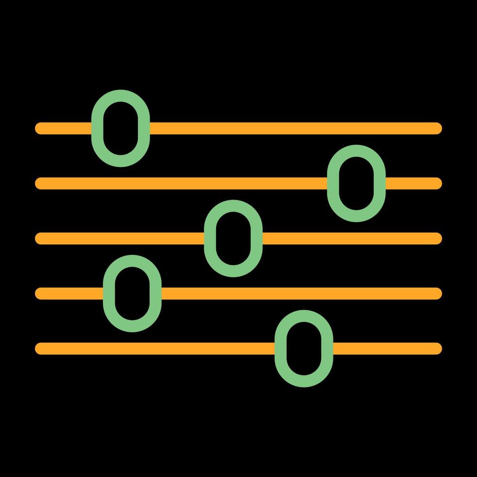 equalizzazione vettore icona