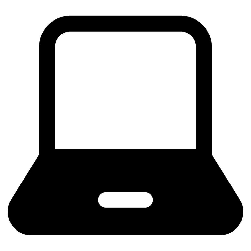 il computer portatile icona per ragnatela, app, uix, infografica, eccetera vettore