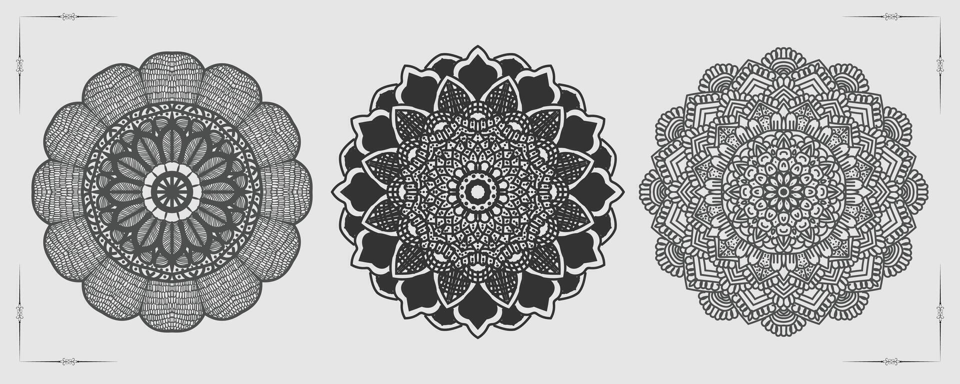 vettore lusso mandala modello sfondo e ornamentale design per colorazione pagina, saluto carta, invito, tatuaggio, floreale mandala.