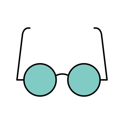 Icona di vettore di occhiali sperimentali