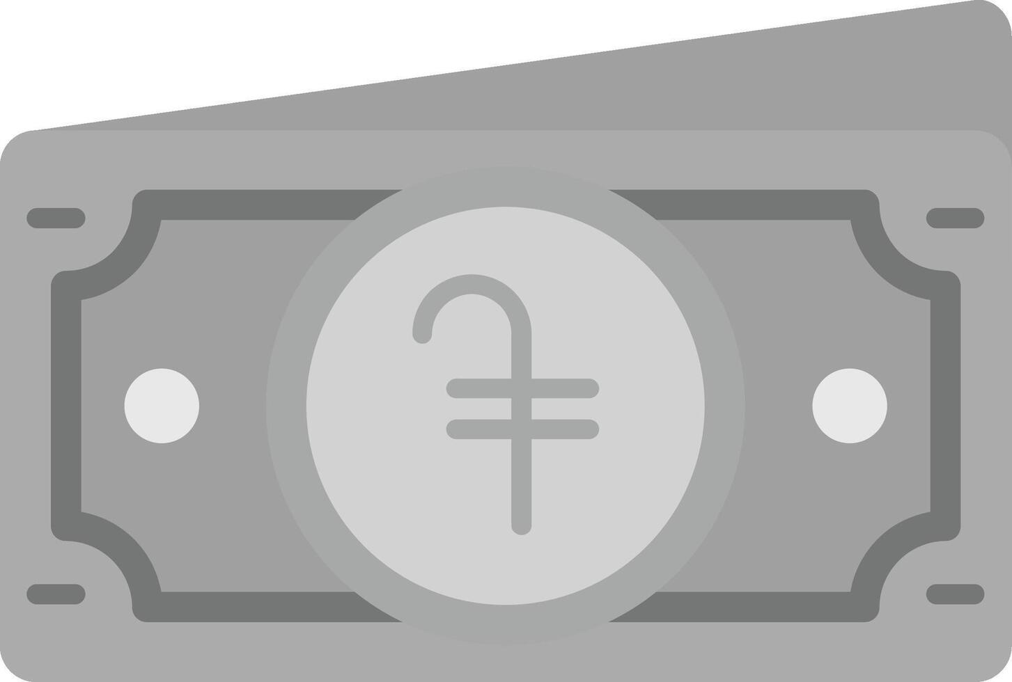 dram grigio scala icona vettore