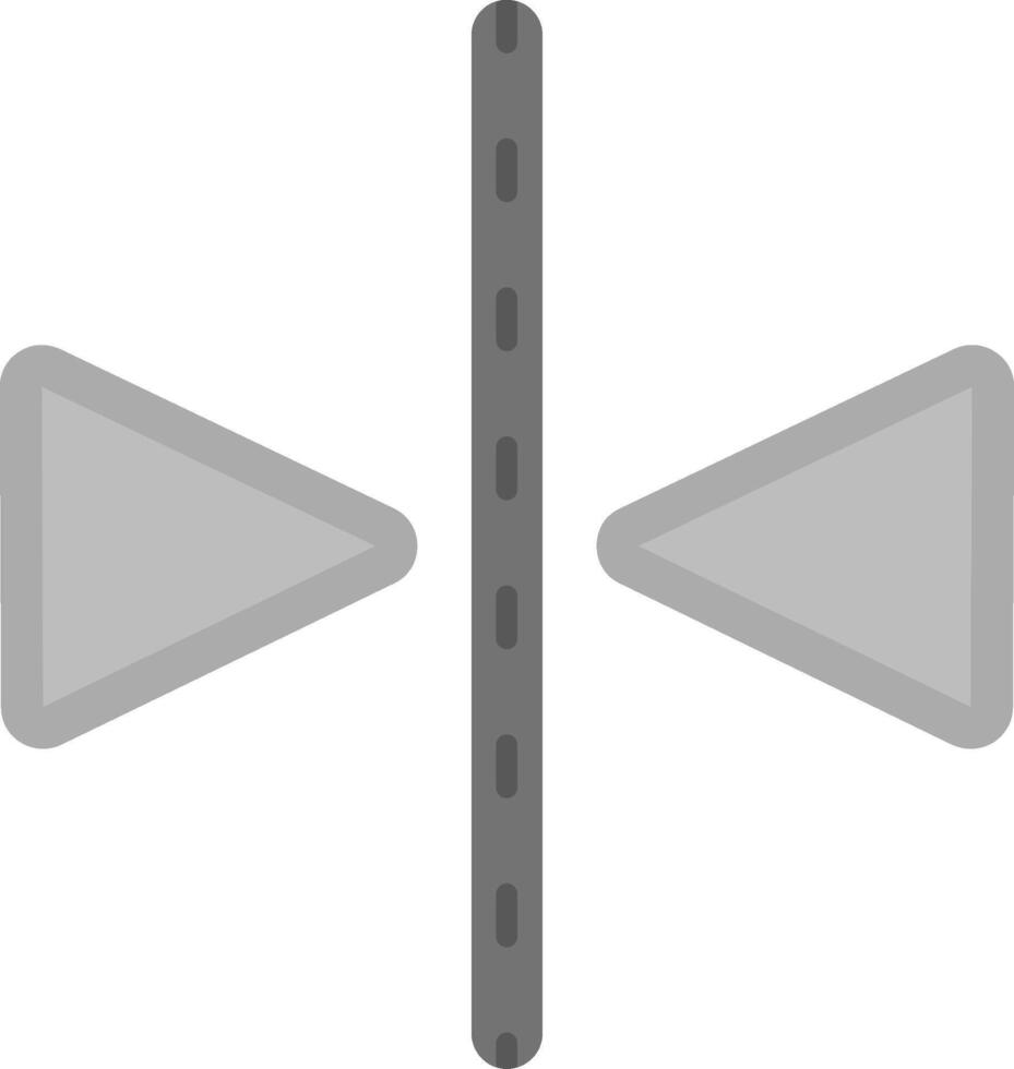Flip grigio scala icona vettore