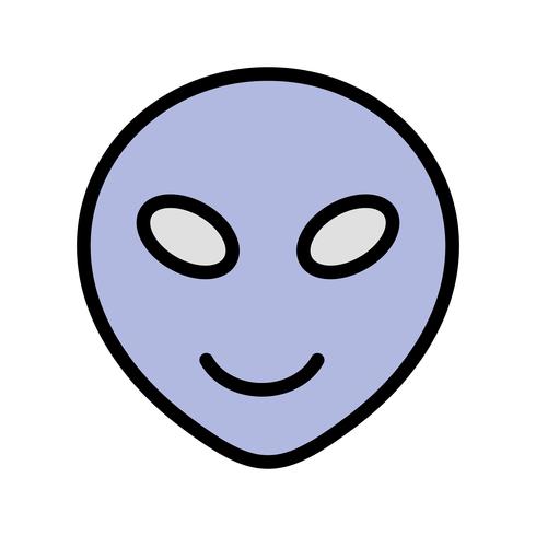 Icona di vettore di alieni Emoji