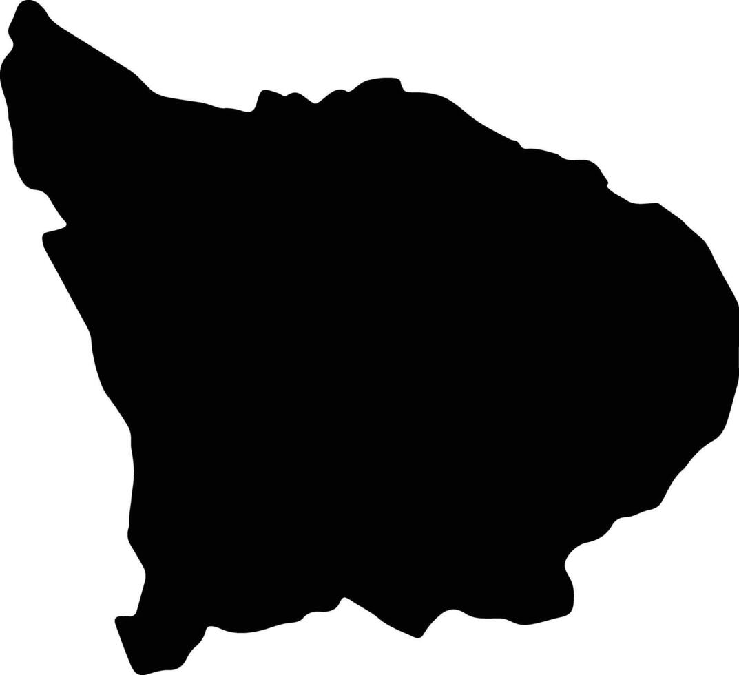 apurima Perù silhouette carta geografica vettore