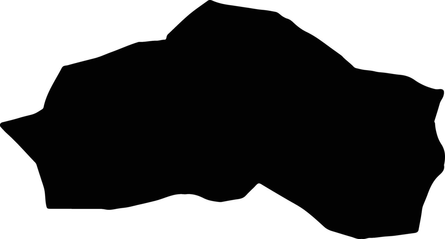 al marqab Libia silhouette carta geografica vettore