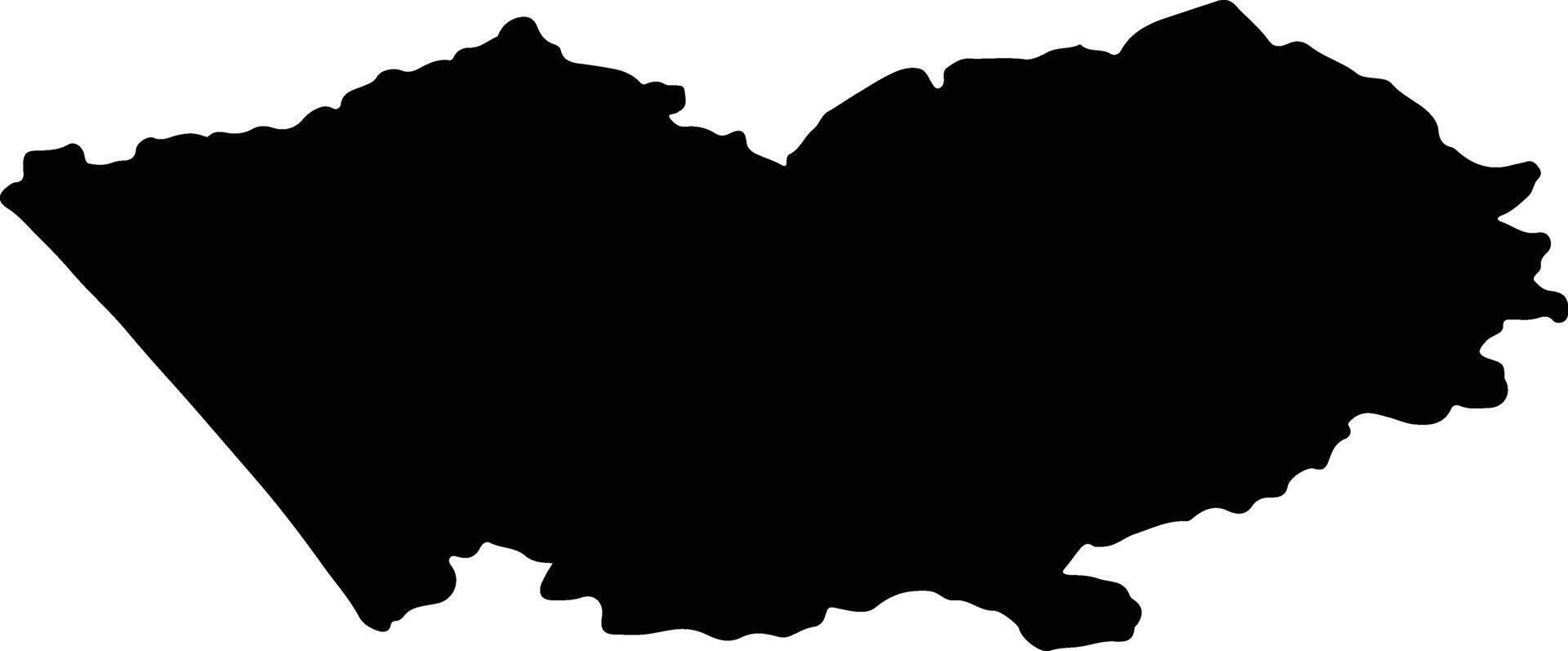 altay Russia silhouette carta geografica vettore