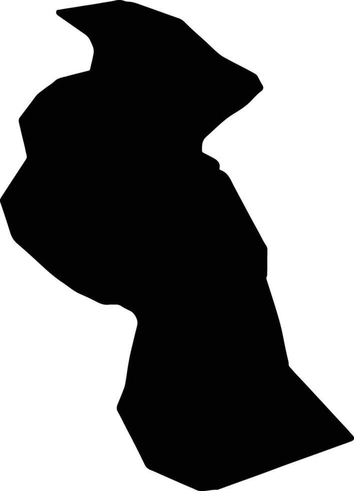 brezovica slovenia silhouette carta geografica vettore