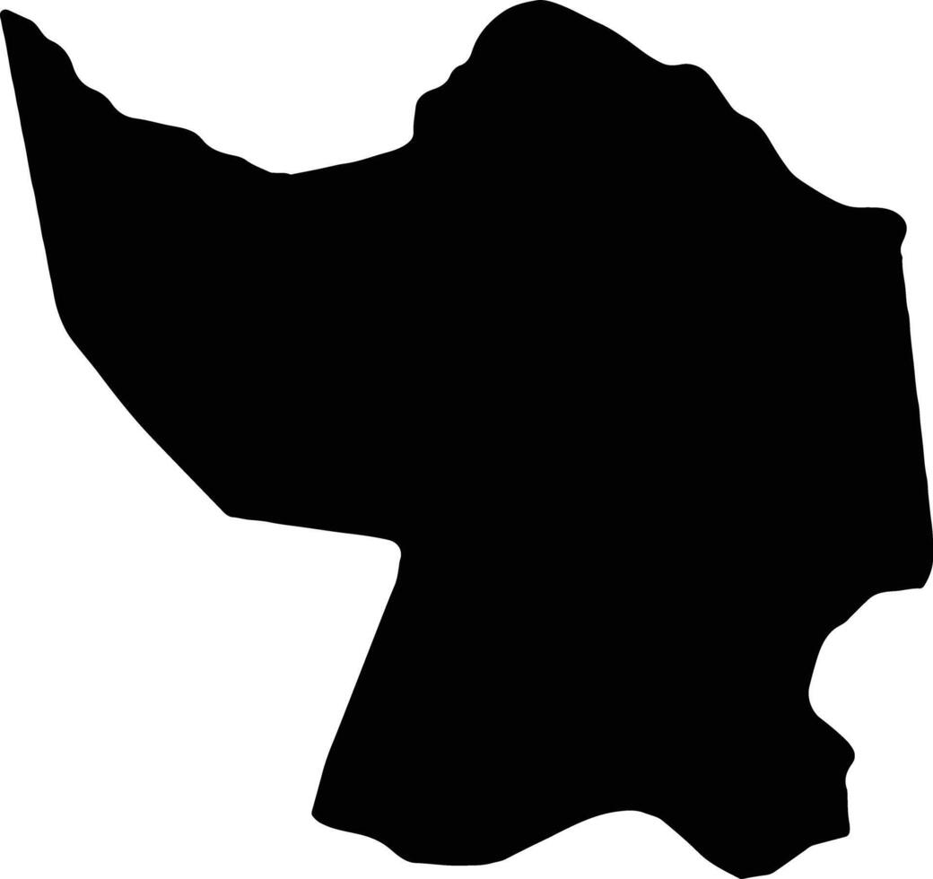 missione paraguay silhouette carta geografica vettore