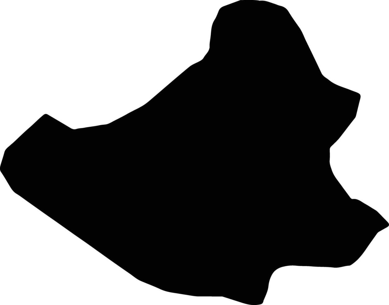 siquijor Filippine silhouette carta geografica vettore