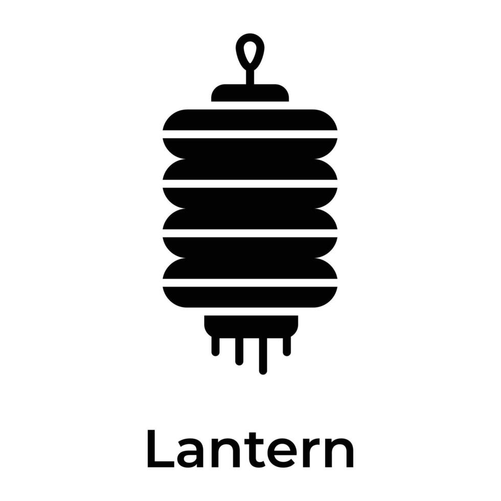 ottenere il tuo hold su Questo creativamente progettato icona di Cinese lanterna vettore