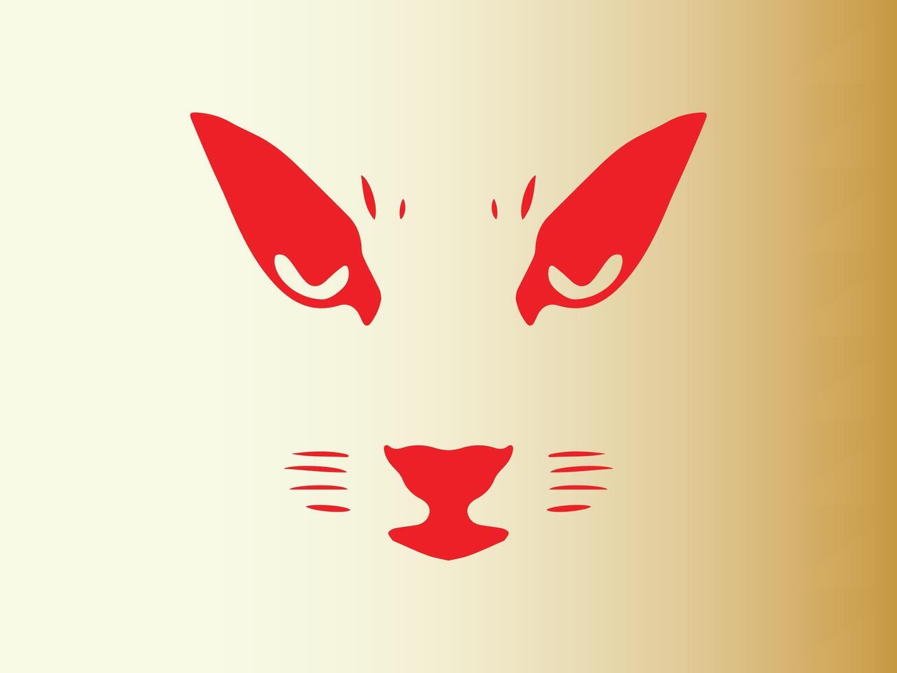 gatto logo design icona simbolo vettore modello