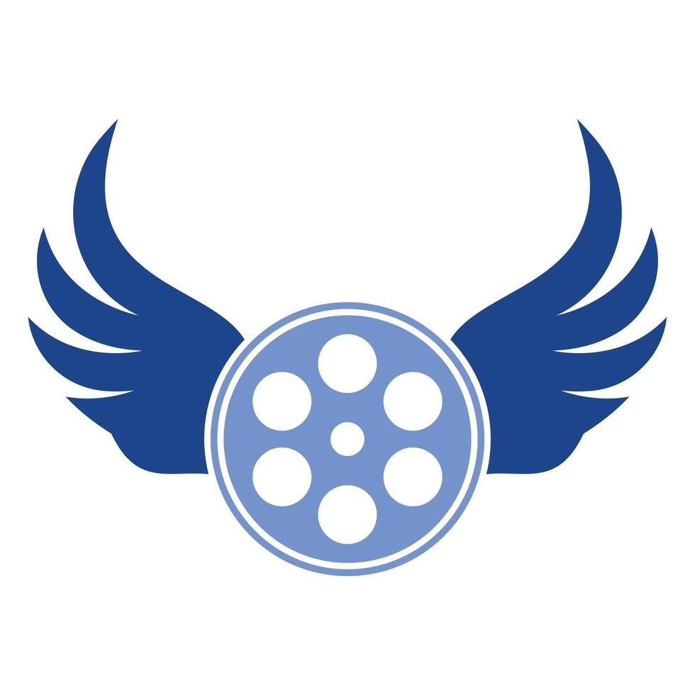 ala film logo modello disegno icona vettore illustrazione.
