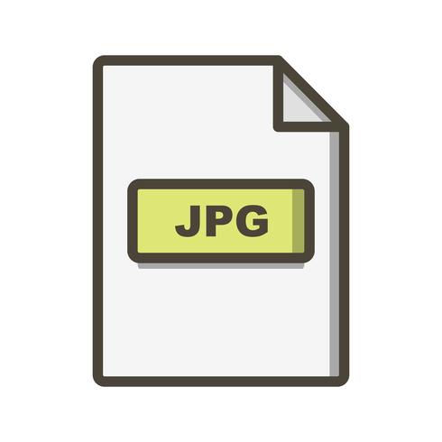 Icona di vettore di JPG
