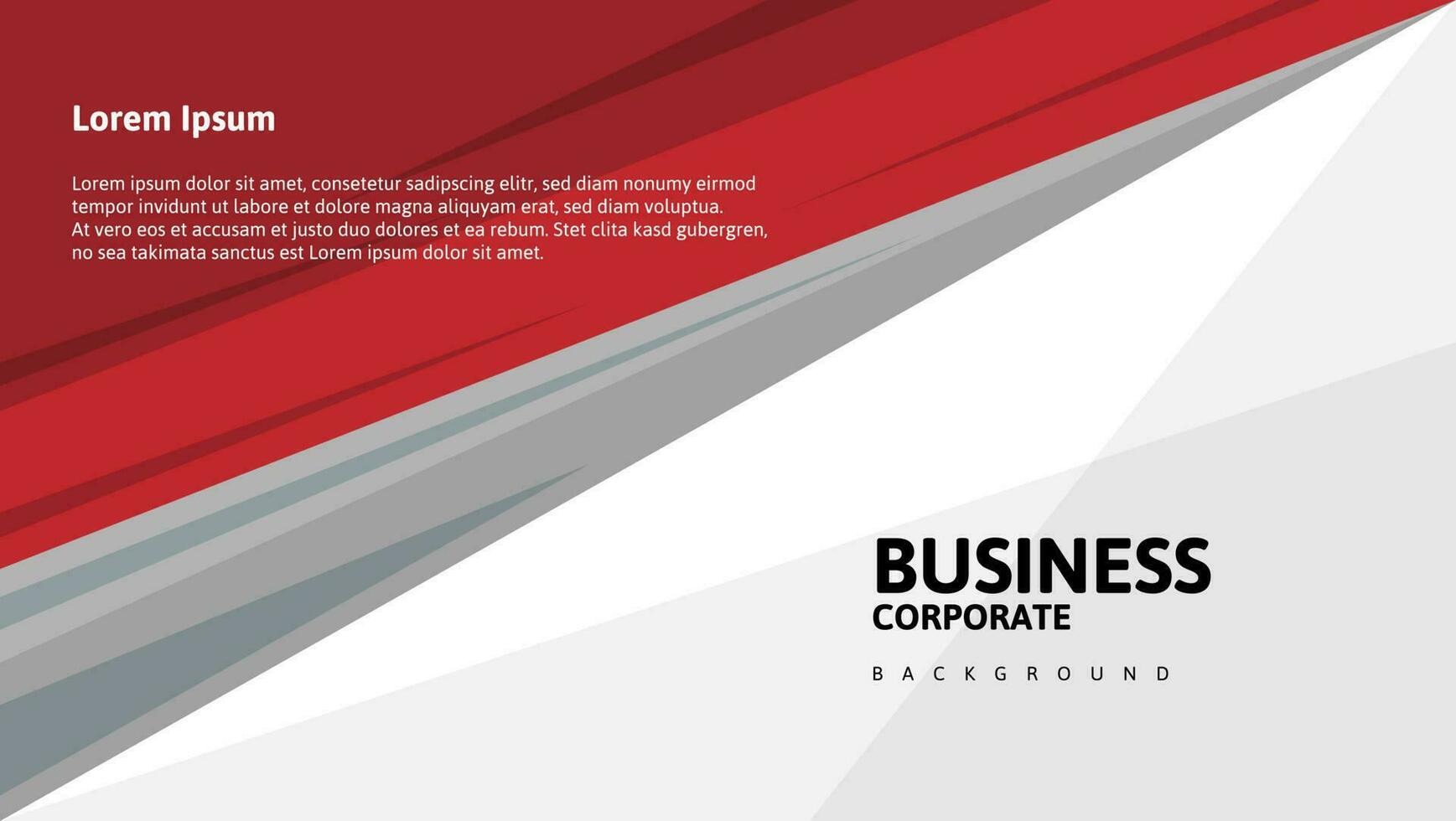 astratto business aziendale sfondo rosso e grigio vettore