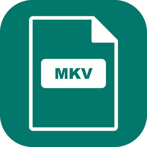 Icona vettoriale MKV