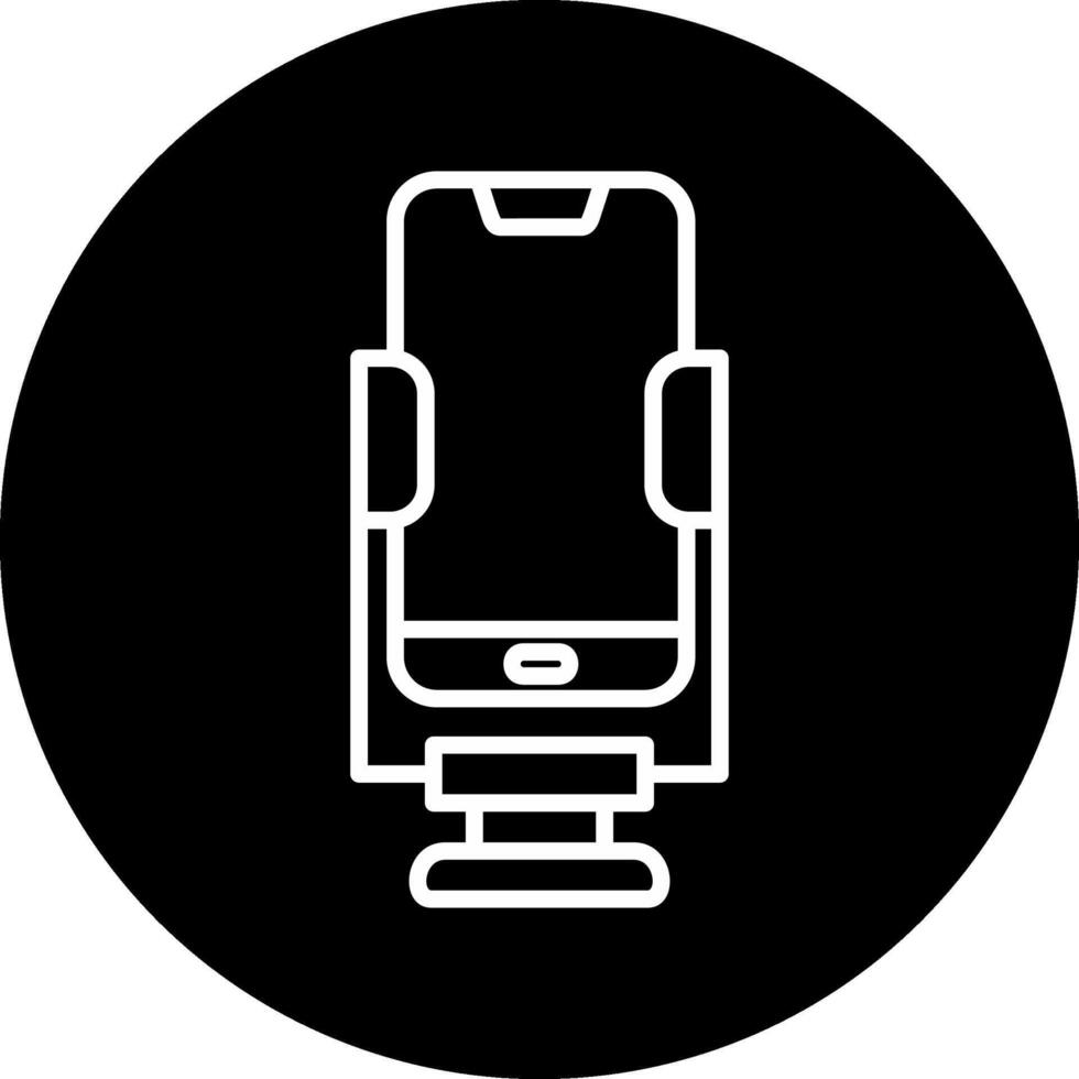 smartphone In piedi vecto icona vettore