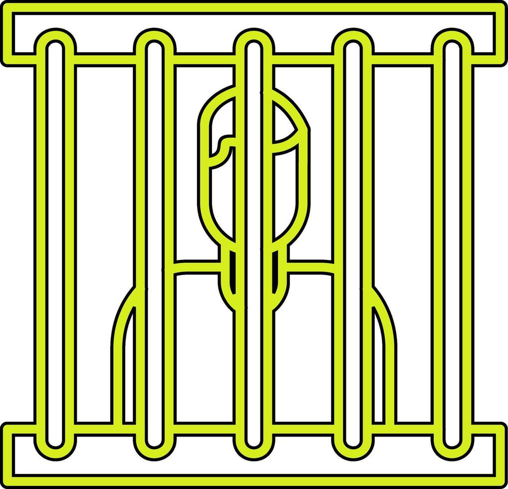 prigioniero vettore icona