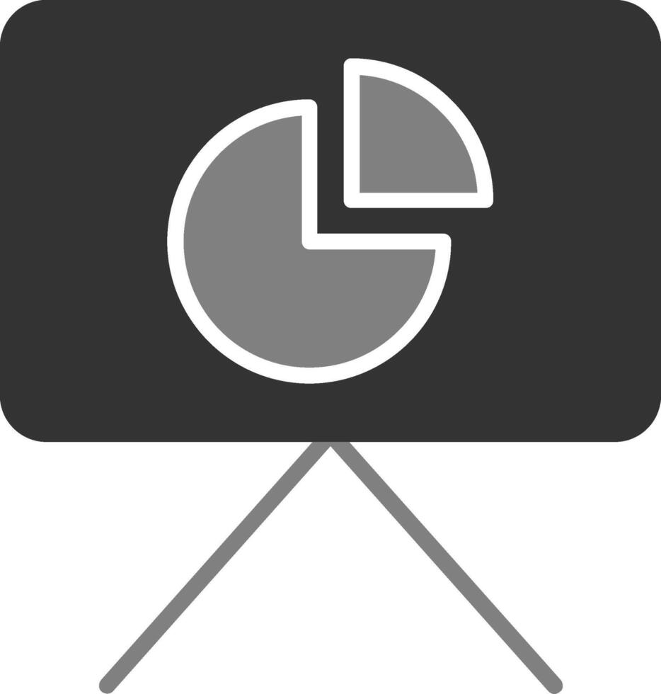torta grafico presentazione vettore icona