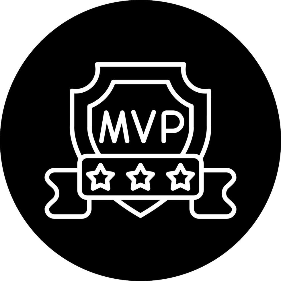 mvp vettore icona