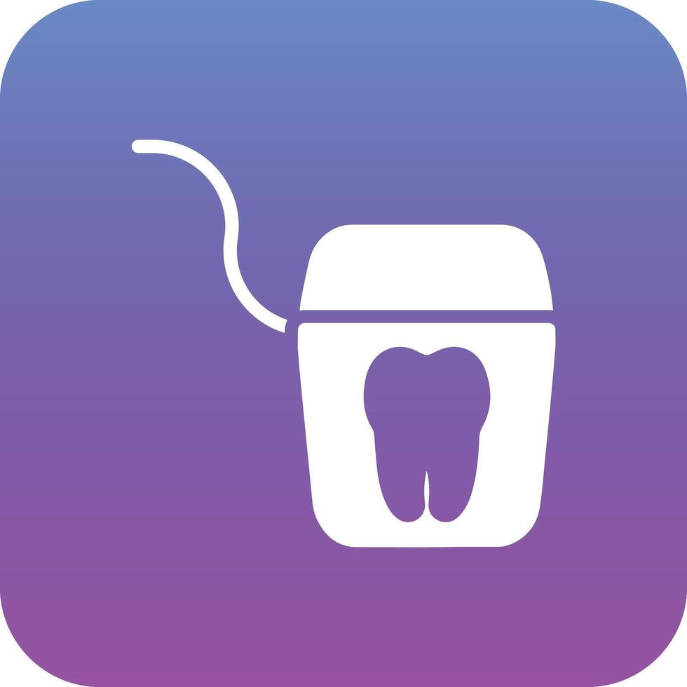 dentale filo vettore icona
