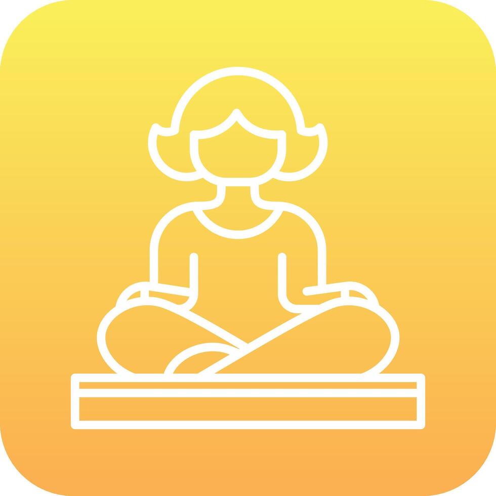 yoga vettore icona