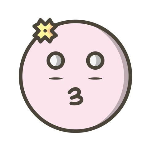 Ragazza Emoji Vector Icon