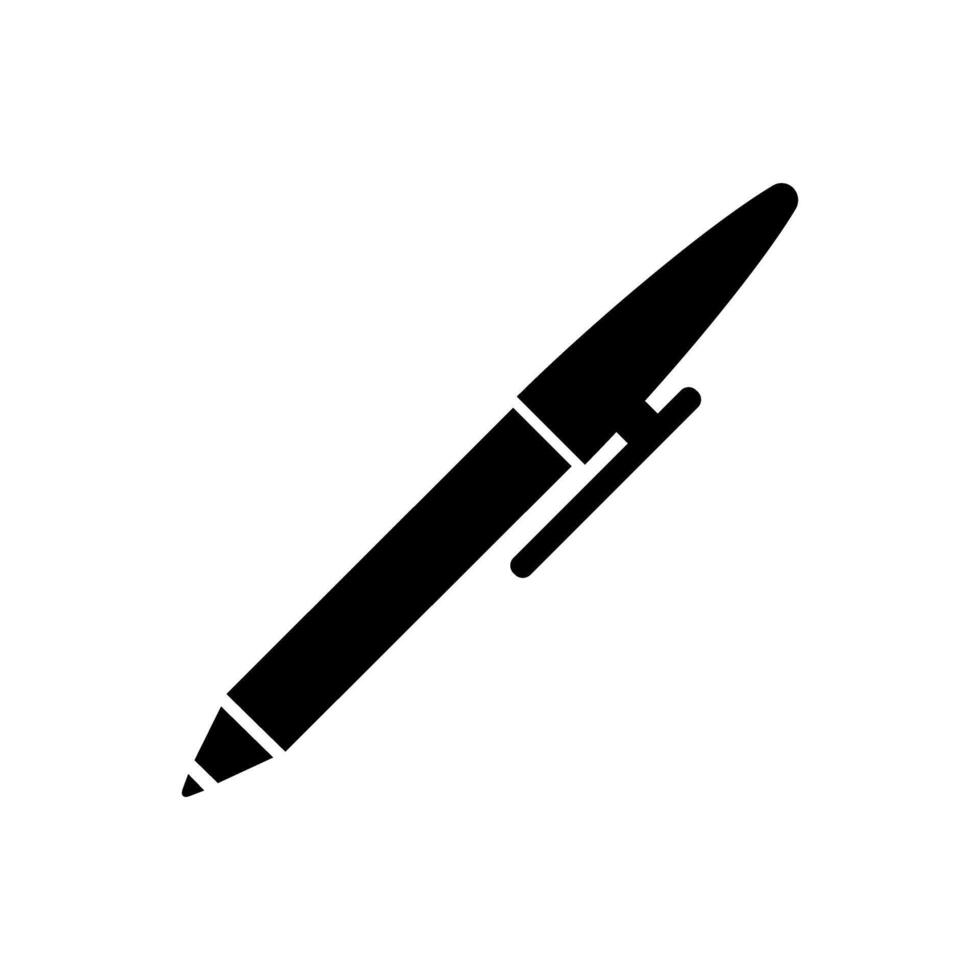 matita icona vettore. penna illustrazione cartello. Scrivi simbolo o logo. vettore