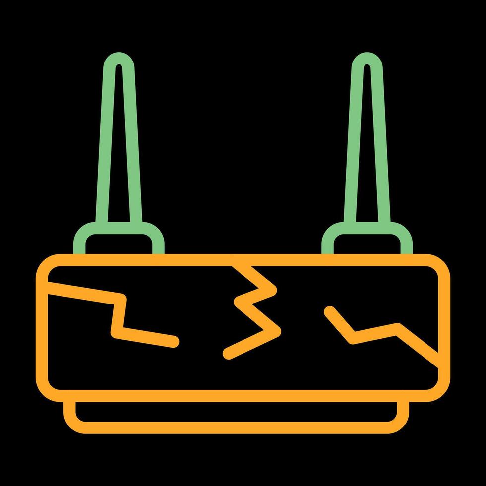 router dispositivo vettore icona