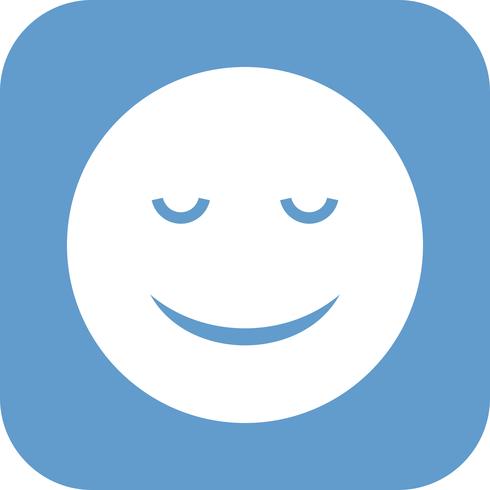 Calmo Emoji Vector Icon