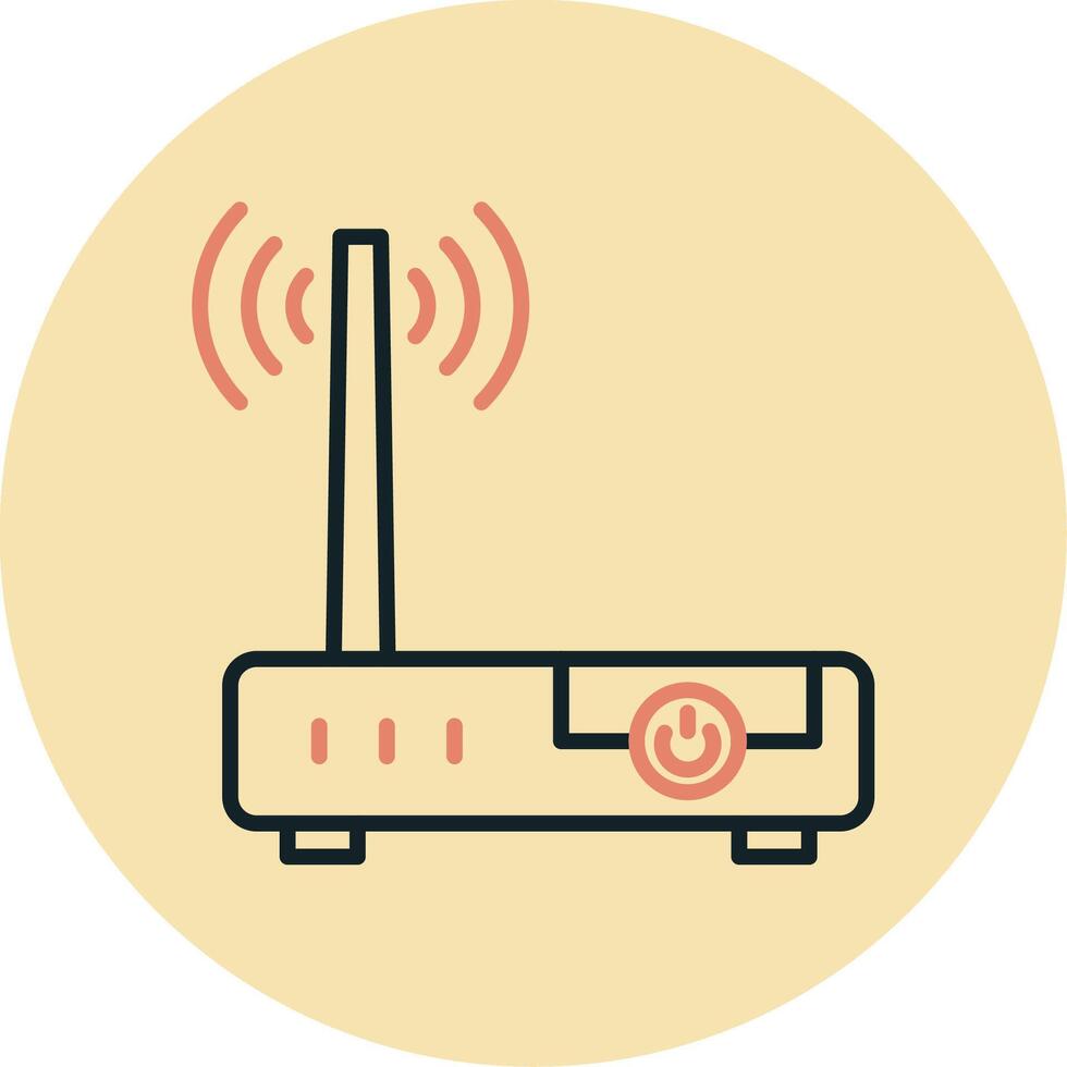 router dispositivo vecto icona vettore