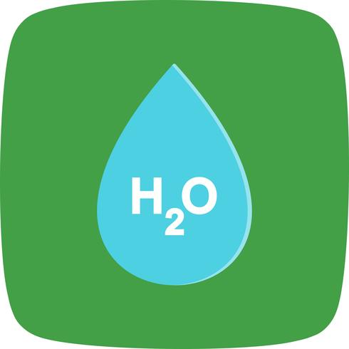 Icona vettoriale H2O