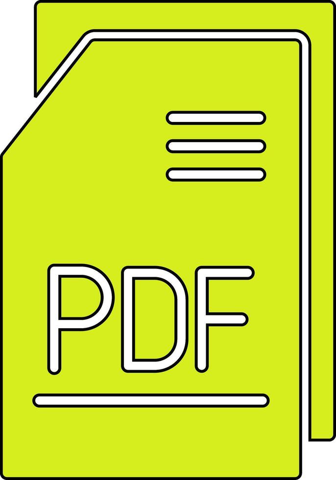 PDF file vecto icona vettore