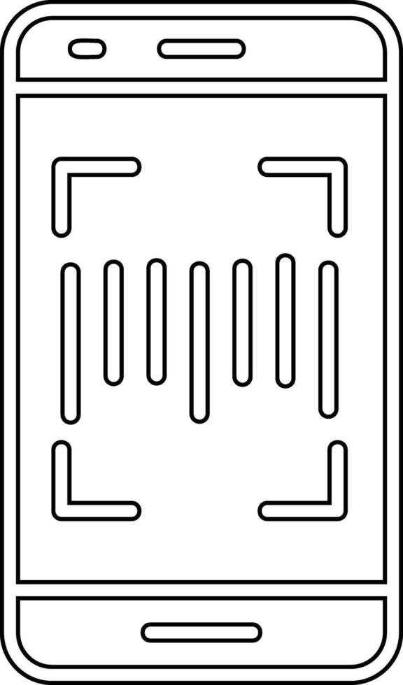 scanner vecto icona vettore